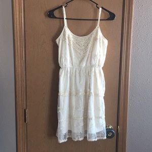 White lace dress